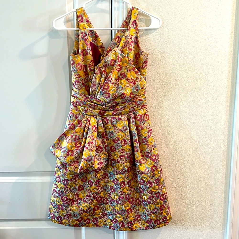 Zac Posen Target Metallic Party dress Size 1 NWOT Sorority/Wedding/dances